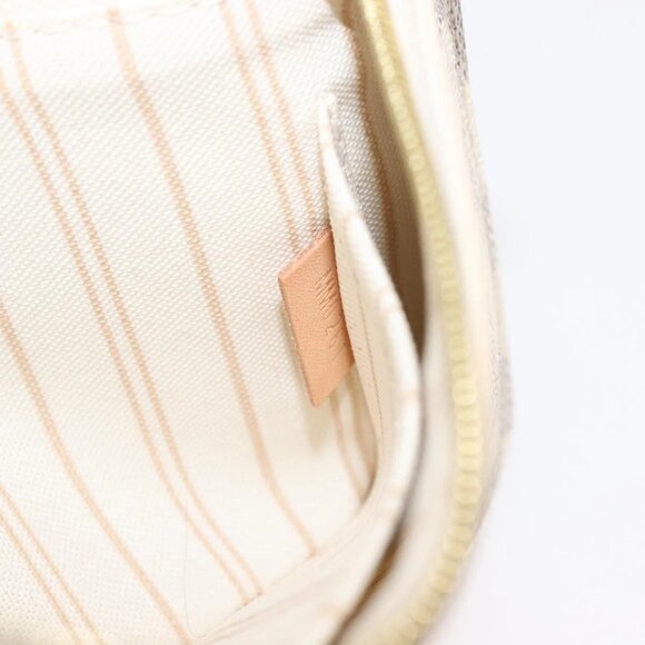 LOUIS VUITTON Damier Azur Neverfull PM Pouch Accessory Pouch LV Auth BA6980 - Picture 11 of 16